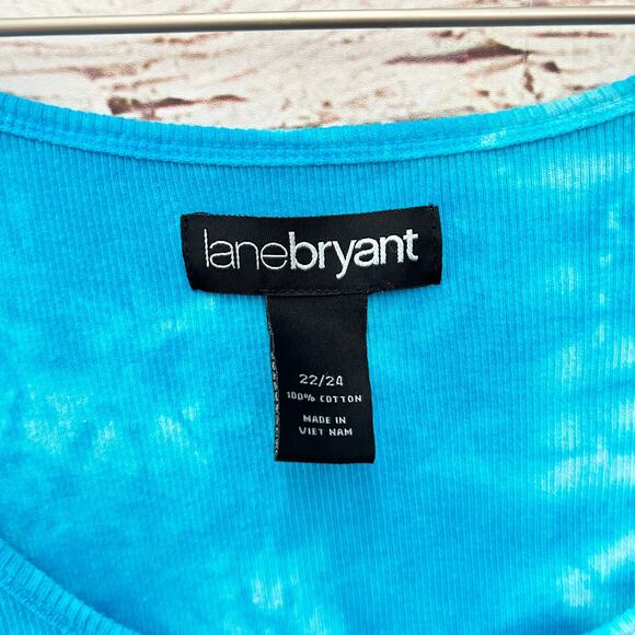 LANE BRYANT Tie Dye Tank Top Sz 22 / 24 - Picture 2 of 4